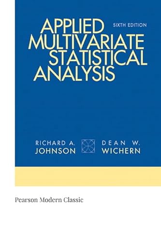 9780134995397: Applied Multivariate Statistical Analysis: Classic Version