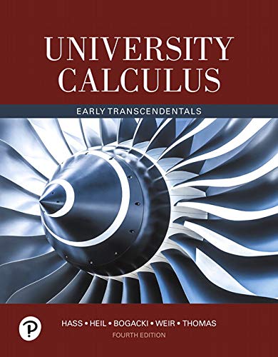 9780134995540: University Calculus: Early Transcendentals