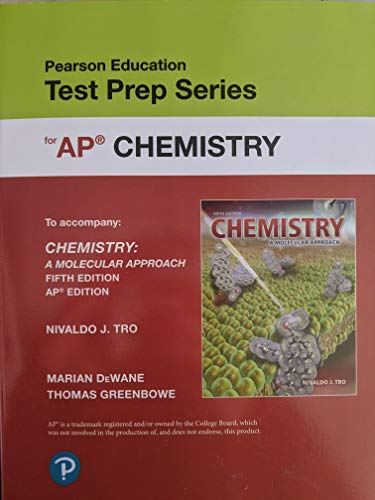 Imagen de archivo de Test Prep Series for AP Chemistry (To accompany Chemistry A Molecular Approach fifth Edition AP Edition) 9780134995663, 013499566X c. 2020. a la venta por BooksRun