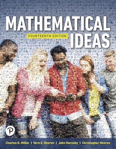 Stock image for Mathematical Ideas, Loose-Leaf Edition (14th Edition) for sale by SecondSale