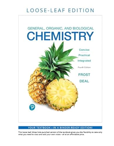 Beispielbild fr General, Organic, and Biological Chemistry, Loose-Leaf Edition (4th Edition) zum Verkauf von SecondSale