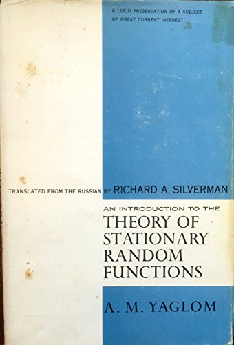 9780134999548: Introduction to the Theory of Stationary Random Functions