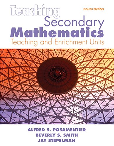 Imagen de archivo de Teaching Secondary Mathematics: Techniques and Enrichment Units a la venta por Goodwill of Colorado