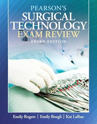 9780135000489: Pearson's Surgical Technology Exam Review