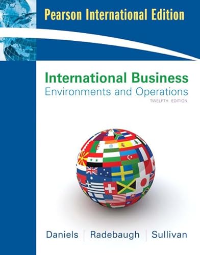 9780135001127: International business : Environments and operations, international version