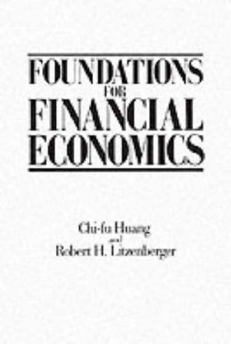 9780135006535: Foundations for Financial Economics