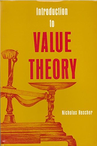 9780135007518: Introduction to Value Theory