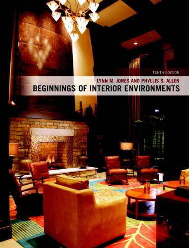 Beispielbild fr Beginnings of Interior Environments (10th Edition) zum Verkauf von SecondSale