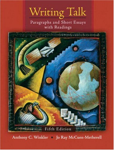 9780135008775: Writing Talk: Paragraphs and Short Essays with Readings