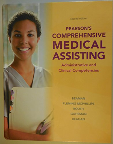 9780135008836: Pearson's Comprehensive Medical Assisting: Administrative and Clinical Competencies