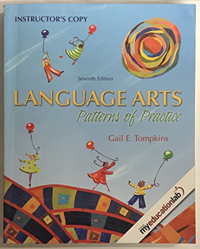 Beispielbild fr Instructors Copy for Language Arts:Patterns of Practice zum Verkauf von Books From California