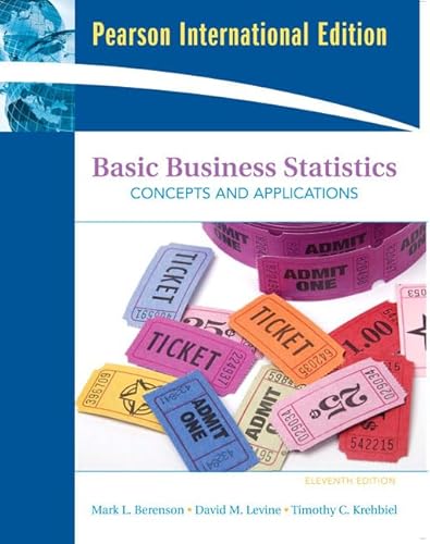 Imagen de archivo de Basic Business Statistics: International Edition a la venta por WorldofBooks