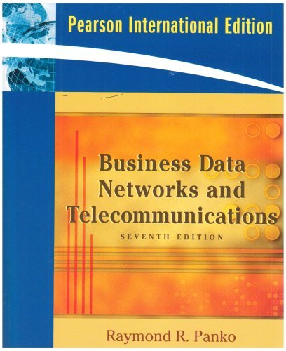 Stock image for Business Data Networks and Telecommunications : International Edition for sale by Better World Books Ltd