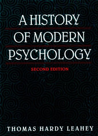 9780135012710: A History of Modern Psychology