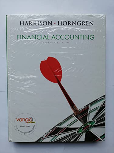 Financial Accounting (9780135012840) by Harrison, Walter T.; Horngren, Charles T.