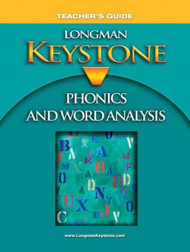 Stock image for Longman Keystone: Phonics and Word Anyalysis Teacher's Guide with Audio CD for sale by Decluttr