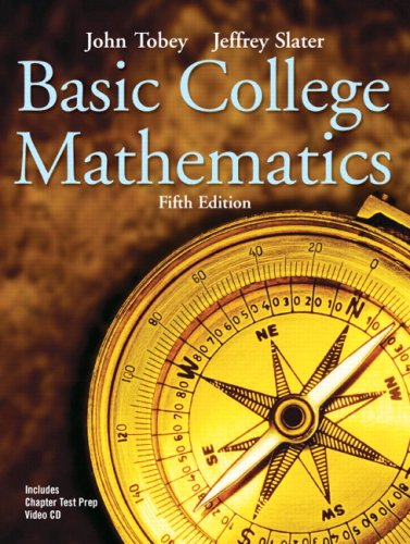 Basic College Mathematics Value Package (includes Basic College Mathematics) (9780135015759) by Tobey, John