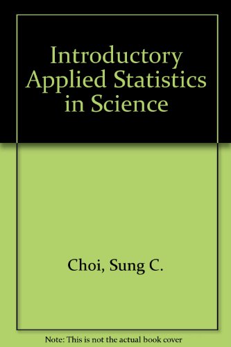 Beispielbild fr Introductory Applied Statistics in Science. zum Verkauf von Plurabelle Books Ltd