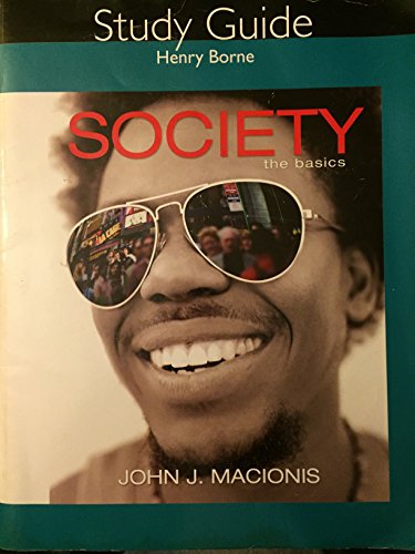 Imagen de archivo de Study Guide for Society: The Basics a la venta por Wonder Book