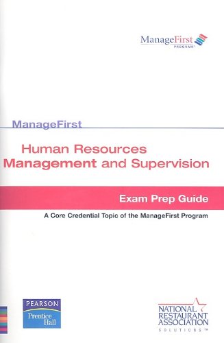 Beispielbild fr Human Resources Management and Supervision zum Verkauf von Better World Books