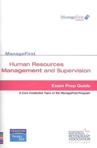 9780135018958: Human Resources Management and Supervision: Test Prep
