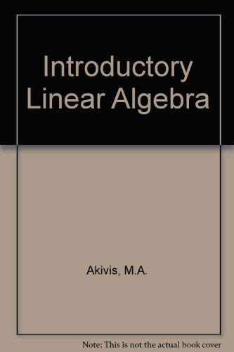 Stock image for Introductory Linear Algebra for sale by Feldman's  Books