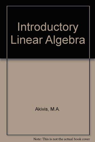 9780135019658: Introductory linear algebra