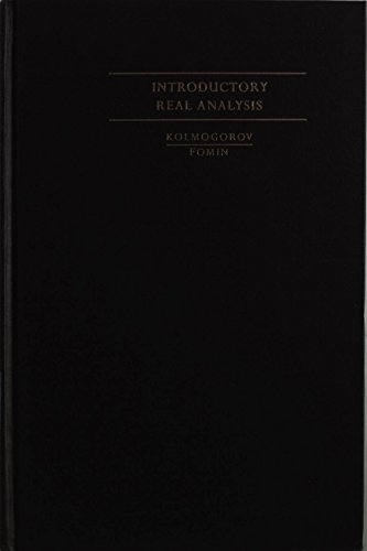 Introductory Real Analysis (9780135022788) by Kolmogorov, A. N.; Fomin, S. V.; Translated By Richard A. Silverman