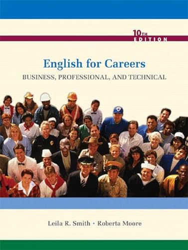 9780135023310: English for Careers:Business, Professional, and Technical