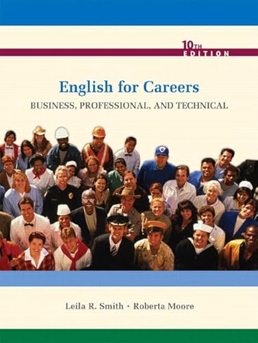 Imagen de archivo de English for Careers: Business, Professional and Technical a la venta por Books of the Smoky Mountains