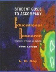 Imagen de archivo de Student Guide to Accompany Educational Research: Competencies for Analysis and Application a la venta por HPB-Red