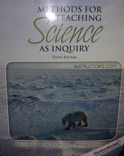 Beispielbild fr Methods for Teaching Science as Inquiry - Instructor's copy zum Verkauf von HPB-Red