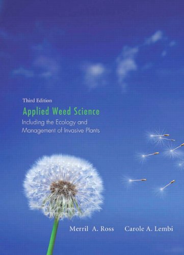 Stock image for Applied Weed Science: Including the Ecology and Management of Invasive Plants (3rd Edition) for sale by HPB-Red