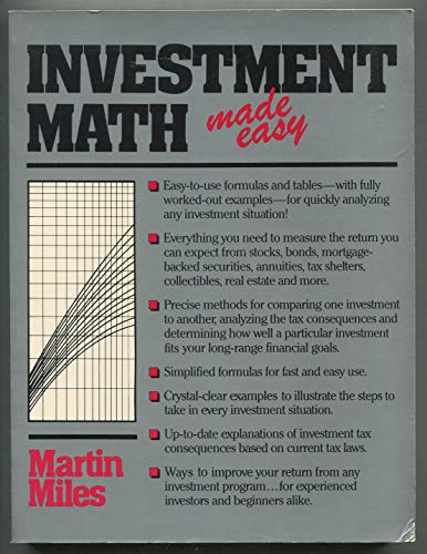 9780135032367: Investment Math Made Easy