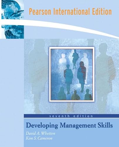 Beispielbild fr Developing Management Skills: International Edition zum Verkauf von MusicMagpie