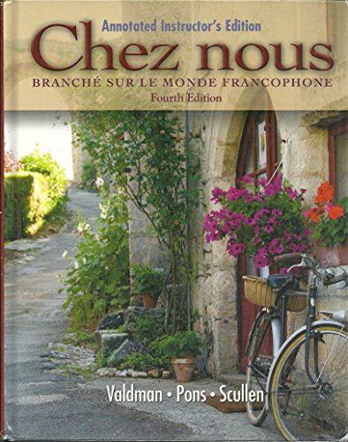 Beispielbild fr Chez Nous Branche Sur Le Monde Francophone Annotated Instructors Ed zum Verkauf von Goodwill Books