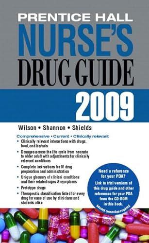 Stock image for Prentice Hall Nurse's Drug Guide 2009 for sale by SecondSale