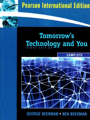9780135039069: Tomorrow's Technology and You, Complete: International Edition