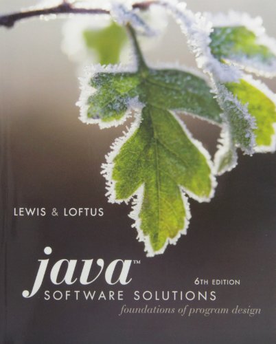 9780135040164: Java Software Solutions: Foundations of Program Design