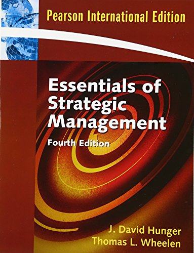 Stock image for Essentials of Strategic Management: International Edition for sale by Phatpocket Limited