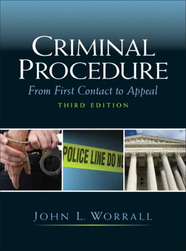 9780135043196: Criminal Procedure: From First Contact to Appeal