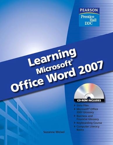 Learning Microsoft Word 2007 (9780135045008) by Weixel, Suzanne