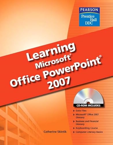 Imagen de archivo de Learning Microsoft PowerPoint 2007 Student Edition a la venta por WeSavings LLC