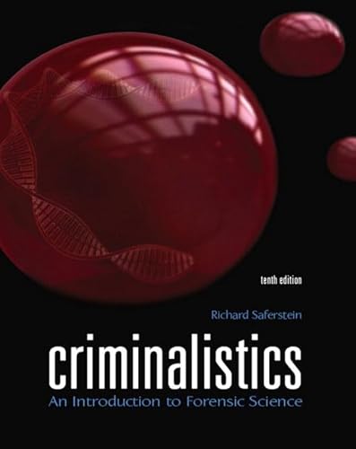 Stock image for Criminalistics: An Introduction to Forensic Science (10th Edition) for sale by SecondSale