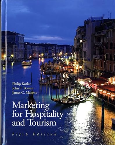 Stock image for Marketing for Hospitality & Tourism (5th Edition) for sale by The Book Spot