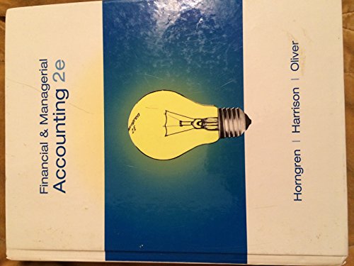 Imagen de archivo de Financial and Managerial Accounting a la venta por ThriftBooks-Dallas