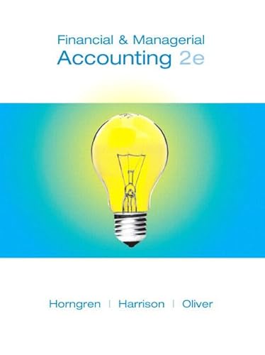 9780135045756: Financial & Managerial Accounting, Chapters 1-14