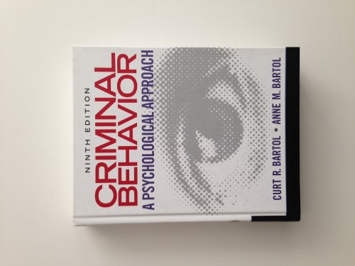 Imagen de archivo de Criminal Behavior: A Psychological Approach a la venta por Goodwill Books