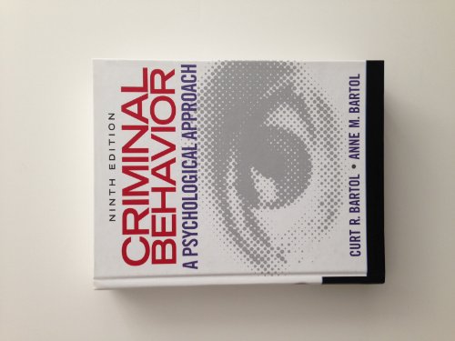 9780135050507: Criminal Behavior:A Psychological Approach