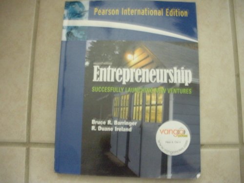 Imagen de archivo de Entrepreneurship: Successfully Launching New Ventures: International Edition a la venta por Ammareal